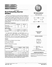 DataSheet MBD330DWT1 pdf